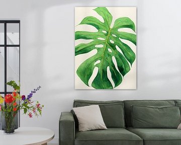 Philodendron monstera blad nr 1
