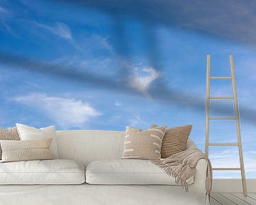 Blue sky with clouds by Günter Albers