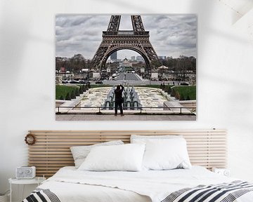 Gefotografeerde Eiffeltoren van Marcel Kool