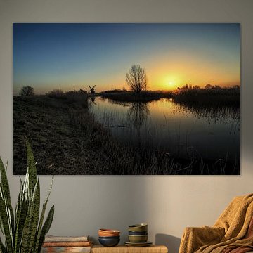 Ochtendgloren bij de Molen