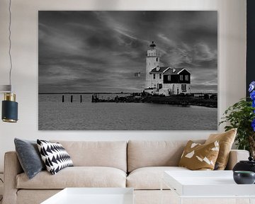 Lighthouse "Het Paard van Marken" in the Netherlands by Gert Hilbink