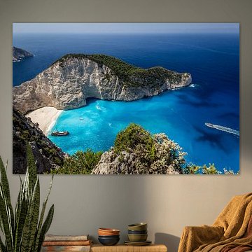 Plage Navajo à Zakynthos sur Edwin Mooijaart