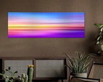 Abstract Sunset VII - Panoramic van ArtDesignWorks