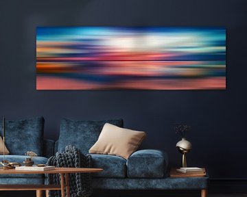 Abstract Sunset VI - Panoramic van ArtDesignWorks