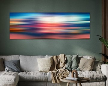 Abstract Sunset VI - Panoramic van Art Design Works