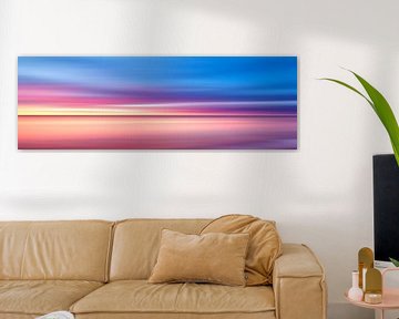 Abstract Sunset V - Panoramic by ArtDesignWorks