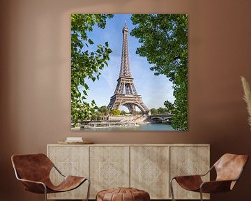 PARIS Eiffel Tower & River Seine by Melanie Viola