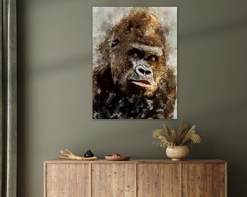 gorilla van Printed Artings