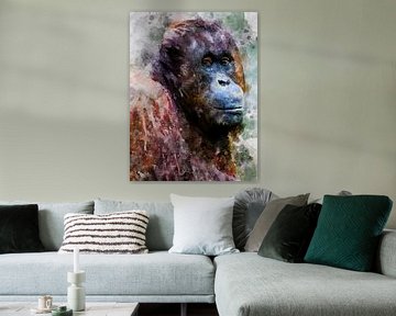 orang-oetang van Printed Artings