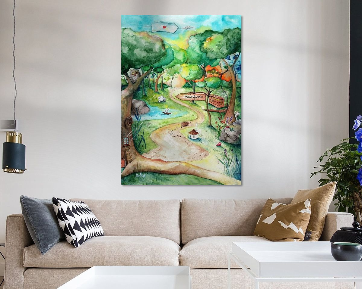 Example of the artwork in a room