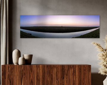 Polderbaan sunrise panorama by Nildo Scoop