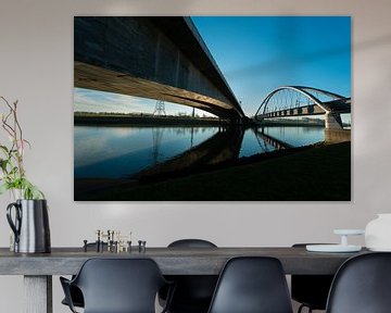 Havenbruggen in Rotterdam van Brian Morgan