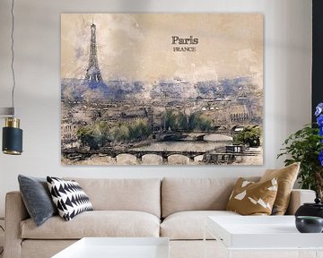 Paris von Printed Artings