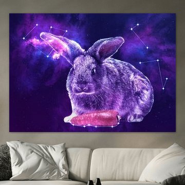 Galaxy Rabbit with Carrot