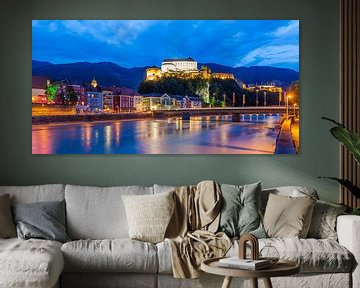 Kufstein au Tyrol la nuit sur Werner Dieterich