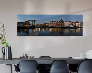 Maassluis Haven at Night by Daan Kloeg