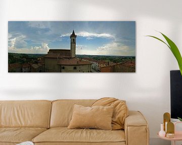 Panorama van Vinci, Toscane van Jeroen van Deel