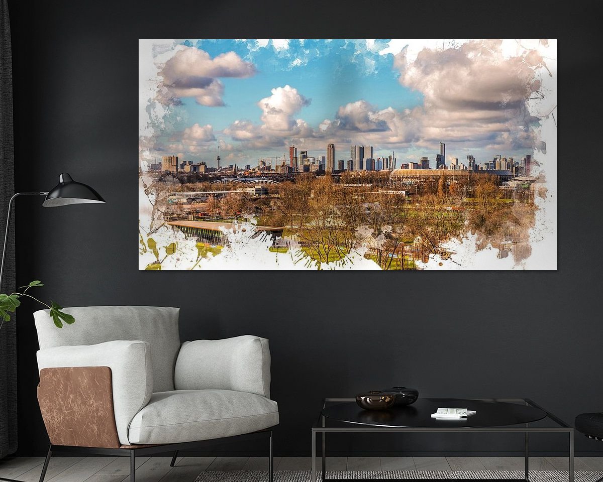 Example of the artwork in a room