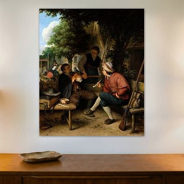Ruhende Reisende, Adriaen van Ostade