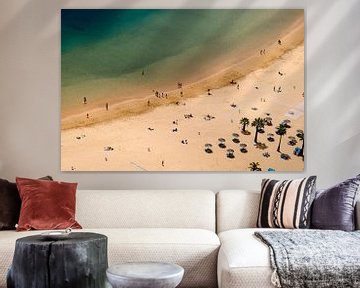 Blick auf den Strand von Teneriffa von Boudewijn Vermeulen