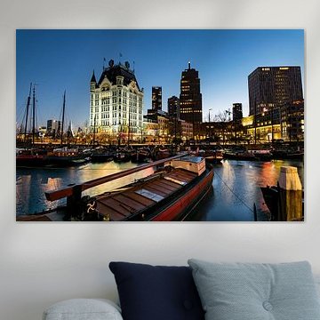 The White House and old harbor in Rotterdam, Netherlands