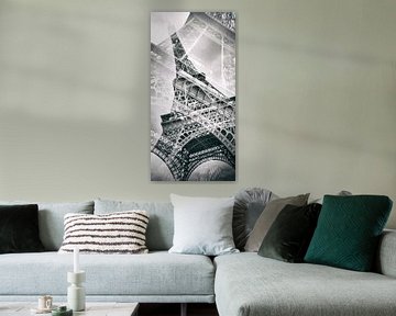 Dubbele Eiffeltoren Panorama van Melanie Viola