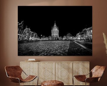 City ​​hall Gouda at Night by Eus Driessen