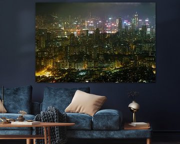 Hong Kong Skyline from Kowloon van Andrew Chang