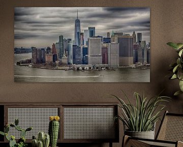 Schitterende New York Skyline van Maurits van Hout