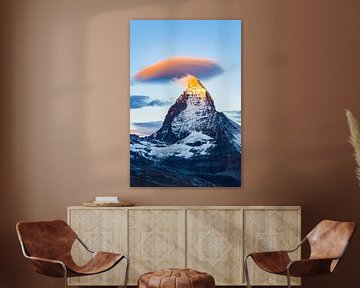 Matterhorn bei Sonnenaufgang von Werner Dieterich