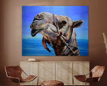 kameel ...schip der woestijn van Janny Schilderink......Atelier "de Tuute "