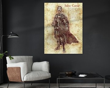 Julius Caesar van Printed Artings