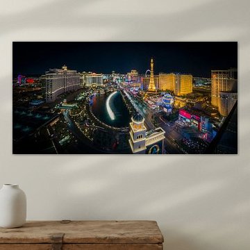 L'horizon de Las Vegas de nuit - Panorama