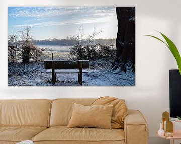 Paysage d'hiver sur Madelief Wesche