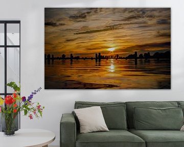 Theme:Sunset, Vianen, The Netherlands van Maarten Kost