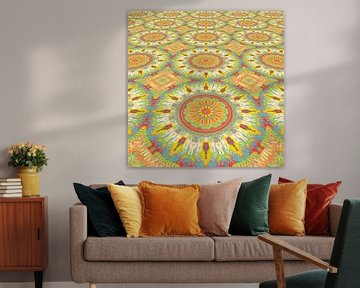 Mandala Art Frühjahr von Marion Tenbergen