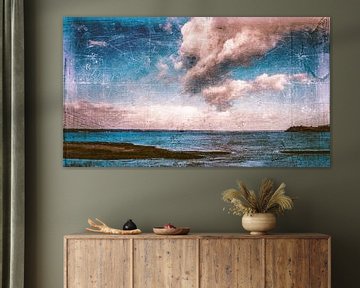 Wolken en zeeblauw van Heiko Westphalen