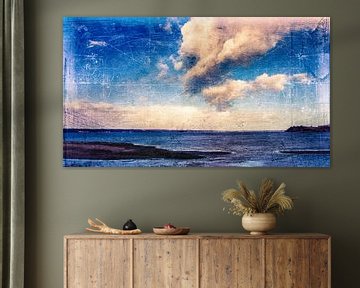 Wolken und MeerBlau van Heiko Westphalen