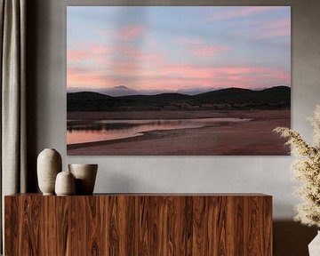 Zonsondergang, Oudtshoorn, Zuid-Afrika