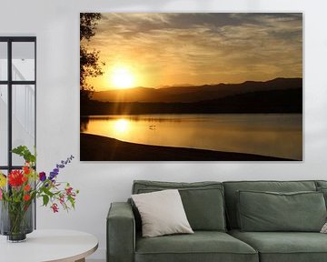 Zonsondergang, Oudtshoorn, Zuid-Afrika