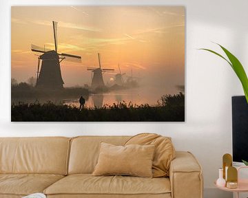 Une belle matinée à Kinderdijk et ses moulins