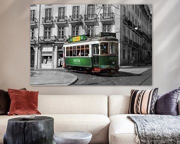 Oud trammetje in Lissabon