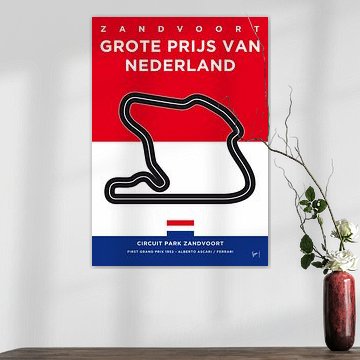 My F1 ZANDVOORT Race Track Minimal Poster