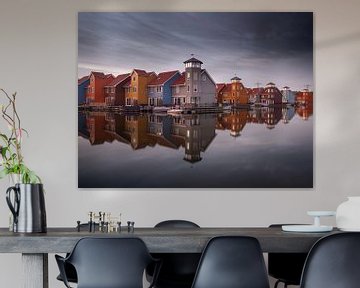 Port de Reitdiep à Groningen (ville) sur Youri Zwart