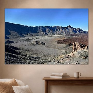 Vulkaan landschap op Tenerife, Spain