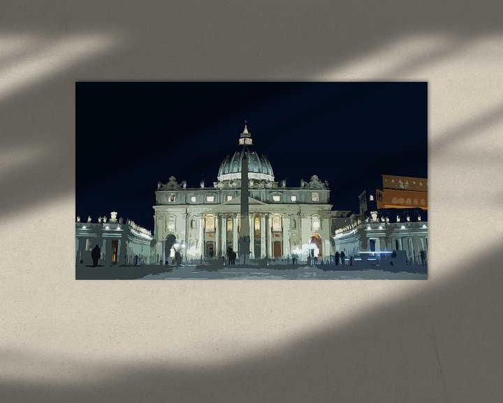 Sfeerimpressie: Sint Pieter Vaticaanstad van Peter Moerman
