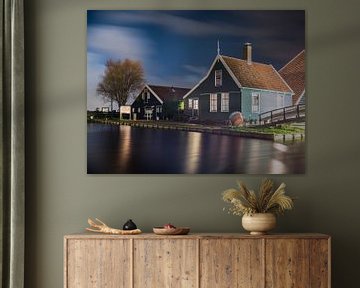 Zaanse schans Haus bei Nacht von Helga fotosvanhelga