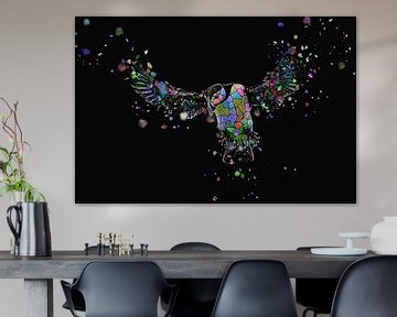 Das Mosaik des Papageientauchers von Catherine Fortin