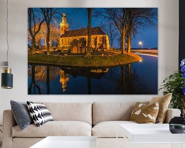 Église réformée, Tjamsweer, Groningen, Pays-Bas sur Henk Meijer Photography