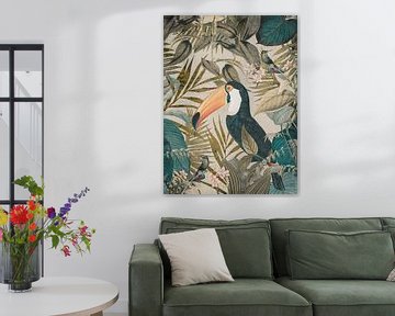 Exotic Toucan In Tropical Paradise van Andrea Haase